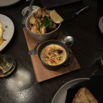 The Library - Highly recommend the fried artichoke with cheese dip! - New American Near Me - Las Vegas, Nevada The Library - Highly recommend the fried artichoke with cheese dip! - New American Near Me - Las Vegas, Nevada