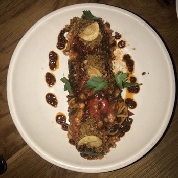 Monteverde - Wok-Fried Arrabbiata - Black & white tagliolini, ground Texas gulf shrimp garlic hot pepperoil - Italian Near Me - Chicago, Illinois