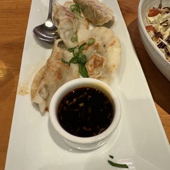 Wild Ginger - Pot Stickers.  Pretty good, but should've been awesome. - Wine Bars Near Me - Bellevue, Washington