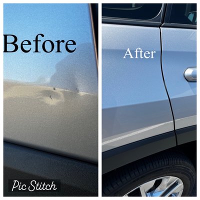 Why is Bullseye Paintless #1 - The art of paintless dent removal is performed by hand. First by accessing the back of the damaged area. Then using specialized tools and techniques, massaging the metal back into its factory shape. As you can imagine the results vary greatly from one technician to the next. This is the main reason it is so very important to see a review of a company’s work or to get a personal referral for a PDR company before granting access to your vehicle to anyone! Why is Bullseye Paintless #1 - The art of paintless dent removal is performed by hand. First by accessing the back of the damaged area. Then using specialized tools and techniques, massaging the metal back into its factory shape. As you can imagine the results vary greatly from one technician to the next. This is the main reason it is so very important to see a review of a company’s work or to get a personal referral for a PDR company before granting access to your vehicle to anyone!