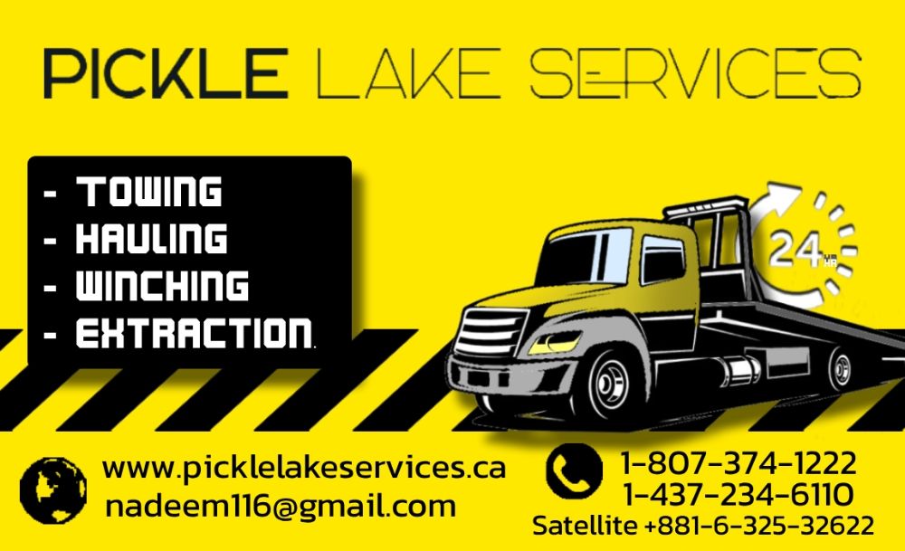 PICKLE LAKE SERVICES Updated October 2024 Pickle Lake, Ontario