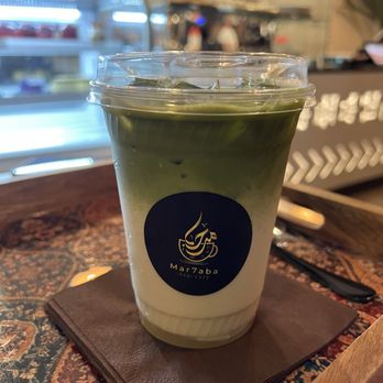 Mar7aba Cafe & Sweets - Iced Banana Matcha - Coffee & Tea Near Me - Anaheim, California Mar7aba Cafe & Sweets - Iced Banana Matcha - Coffee & Tea Near Me - Anaheim, California