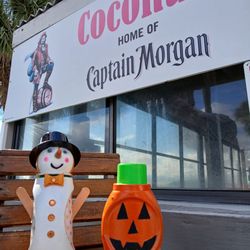 Coconuts Tiki Bar and Grill - Penguin and pumpkin were here