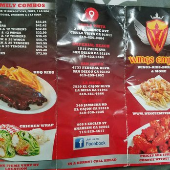 Wings Empire - Chicken Wings Near Me - Chula Vista, California Wings Empire - Chicken Wings Near Me - Chula Vista, California
