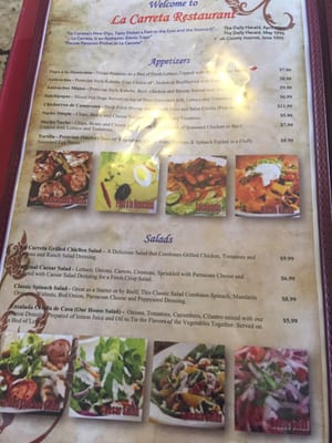 Menu photo 1 La Carreta Peruvian Restaurant Orem, UT