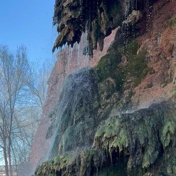 Hot Springs Waterfall - Rees's Roots - Hot Springs Waterfall - Hot Springs South Dakota - Local Flavor Near Me - Hot Springs, South Dakota