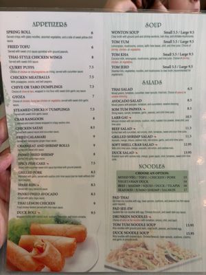 Menu photo 1 Raenu Thai New York, NY Menu photo 1 Raenu Thai New York, NY