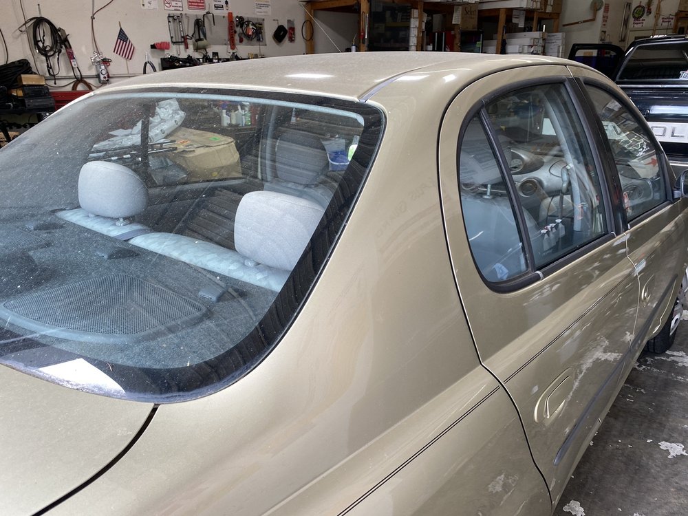 Professional window tinting at Lalo's Shop Houston