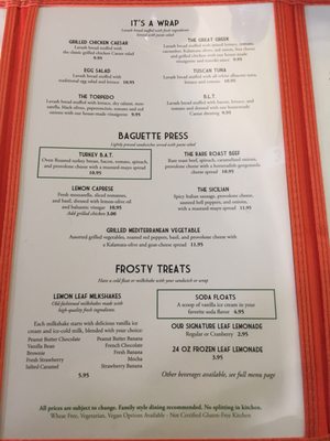 Menu photo 6 Lemon Leaf Cafe Palmdale, CA