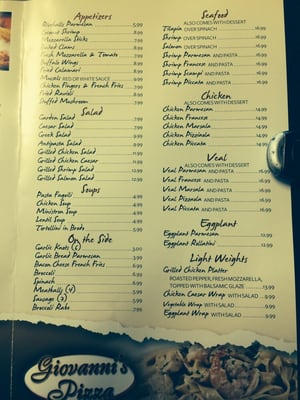 Menu photo 2 Giovanni's Pizza West Babylon, NY Menu photo 2 Giovanni's Pizza West Babylon, NY