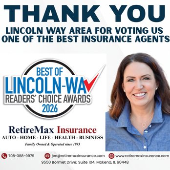 RetireMax Insurance - Auto Insurance Near Me - Mokena, Illinois RetireMax Insurance - Auto Insurance Near Me - Mokena, Illinois