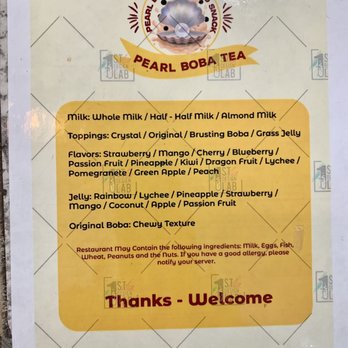 Pearl Boba Tea and Snacks - Add Ons & Toppings - Bubble Tea Near Me - Davie, Florida Pearl Boba Tea and Snacks - Add Ons & Toppings - Bubble Tea Near Me - Davie, Florida