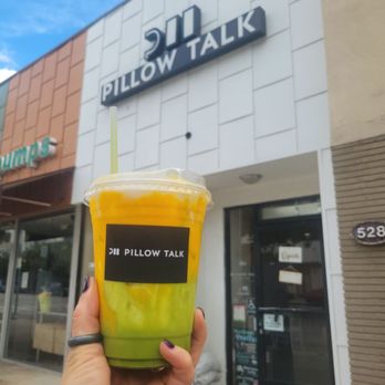 Pillow Talk Cafe Pasadena - Iced Matcha mango - Coffee & Tea Near Me - Pasadena, California Pillow Talk Cafe Pasadena - Iced Matcha mango - Coffee & Tea Near Me - Pasadena, California