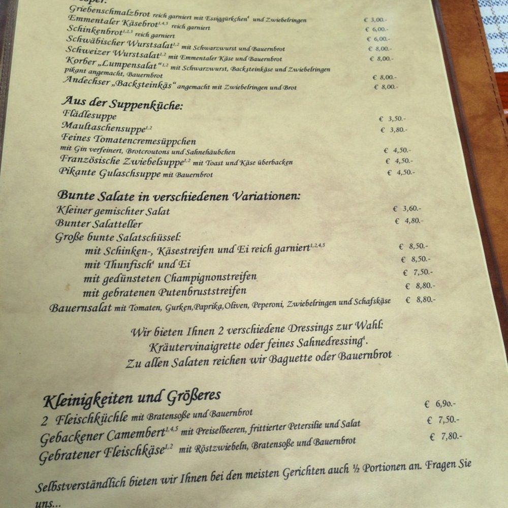 Gaststätte Kelterstube - German Near Me - Korb, BW