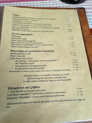 Menu photo 5 Gaststätte Kelterstube Korb, BW Menu photo 5 Gaststätte Kelterstube Korb, BW