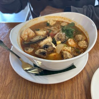 Banana Thai kitchen - Seafood Tom Yum. - Thai Near Me - Oklahoma City, Oklahoma Banana Thai kitchen - Seafood Tom Yum. - Thai Near Me - Oklahoma City, Oklahoma