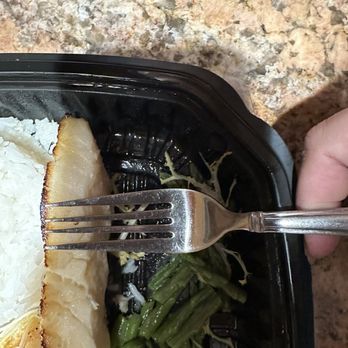 Engleside Restaurant - Sea bass "fish stick" not even ¾" thick - Sushi Bars Near Me - Beach Haven, New Jersey