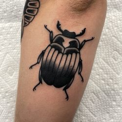 Black Anvil Tattoo - Beetle tattoo