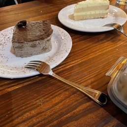 Tiramisu and Limoncello Cake.