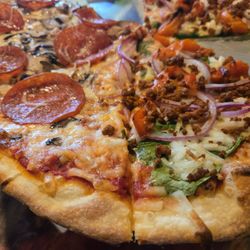 Half Vegan Althea, half Simple with sub pepperoni instead of sausage. Totally awesome.