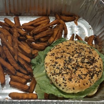 Wakefield CrowBar - Grilled Chicken Sandwich with Sweet Potato Fries - Sports Bars Near Me - Houston, Texas Wakefield CrowBar - Grilled Chicken Sandwich with Sweet Potato Fries - Sports Bars Near Me - Houston, Texas