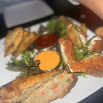 Rock N Roll Sushi - Appetizer Sampler - Sushi Bars Near Me - Destin, Florida Rock N Roll Sushi - Appetizer Sampler - Sushi Bars Near Me - Destin, Florida
