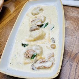 Crab raviolis