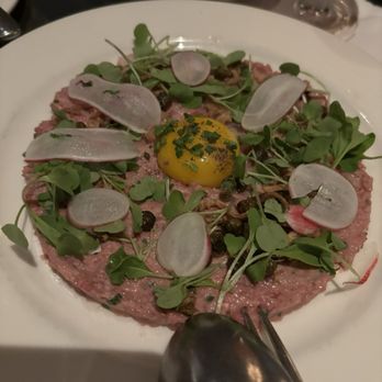 Wayfare Tavern - Beef tartare - American Near Me - San Francisco, California Wayfare Tavern - Beef tartare - American Near Me - San Francisco, California