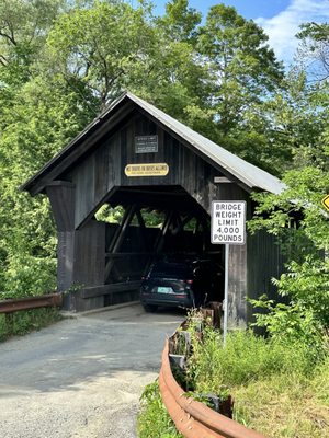 Historic Gold Brook Covered Bridge by null