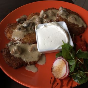 Tryzub Ukrainian Kitchen - Great potato pancakes! - Ukrainian Near Me - Chicago, Illinois