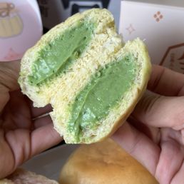 New Matcha Cream Bun