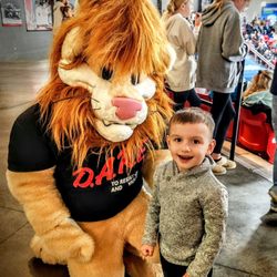 Mystique Community Ice Arena - Dare Lion Mascot