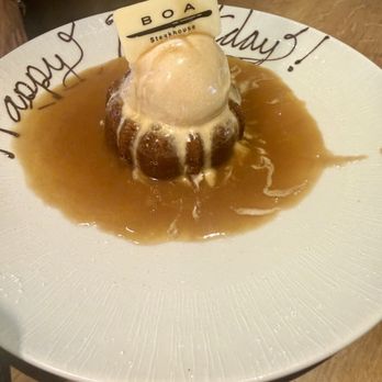 BOA Steakhouse - Sticky Toffee Pudding - Steakhouses Near Me - Manhattan Beach, California