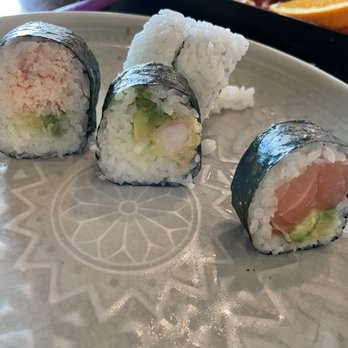 Fire Fish Sushi and More - The presentation was humorous, but taste wise it was good and the salmon and snow crab was fresh with good flavors. - Sushi Bars Near Me - Temecula, California