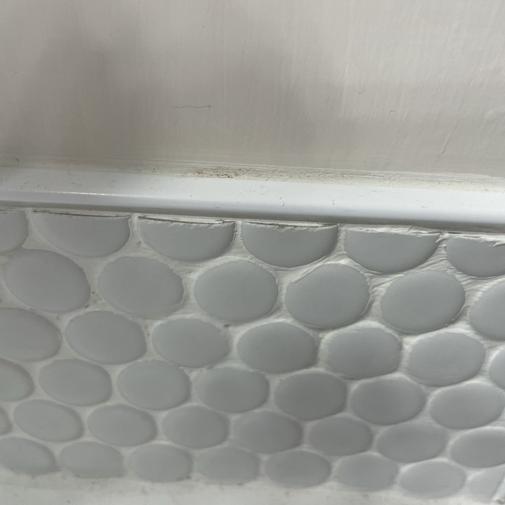 River City Fabricators - Primary bathroom-horrible backsplash work - Countertop Installation Near Me - Wimberley, Texas River City Fabricators - Primary bathroom-horrible backsplash work - Countertop Installation Near Me - Wimberley, Texas