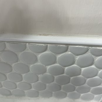 River City Fabricators - Primary bathroom-horrible backsplash work - Countertop Installation Near Me - Wimberley, Texas River City Fabricators - Primary bathroom-horrible backsplash work - Countertop Installation Near Me - Wimberley, Texas