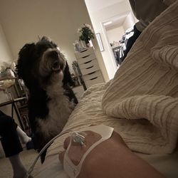 IV On Call - My and my boy with the IV :)