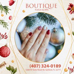 Boutique Nail Spa - The Christmas holiday blues are real, but your manicure doesn't have to be.