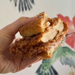Wheat's End Cafe & Bakery - fried chicken sandwich