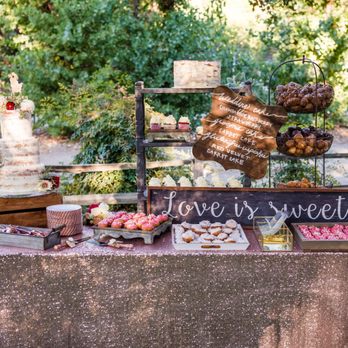 SWEET by Alfie - a dessert table at a wedding reception - Desserts Near Me