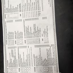 Big Wong Williamsburg menu (Oct. 2023) Big Wong Williamsburg menu (Oct. 2023)
