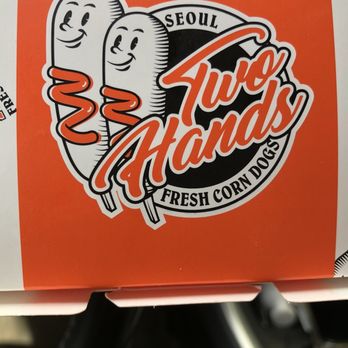 Two Hands Seoul Fresh Corn Dogs - Their logo... - Hot Dogs Near Me - Flagstaff, Arizona Two Hands Seoul Fresh Corn Dogs - Their logo... - Hot Dogs Near Me - Flagstaff, Arizona