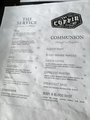 Menu photo 7 The Coffin Bar Lancaster, PA Menu photo 7 The Coffin Bar Lancaster, PA