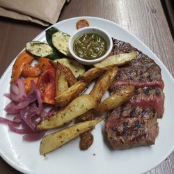 Old Wild West - Picanha with fries, and vegetables, souch a good plate
