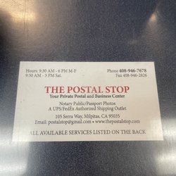 The Postal Stop