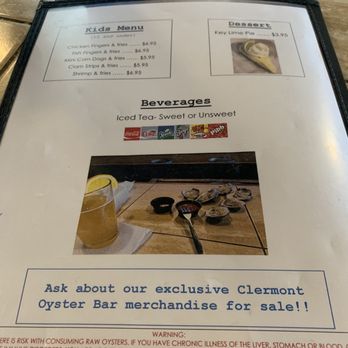 Clermont Oyster Bar - Menu - Seafood Near Me - Clermont, Florida Clermont Oyster Bar - Menu - Seafood Near Me - Clermont, Florida