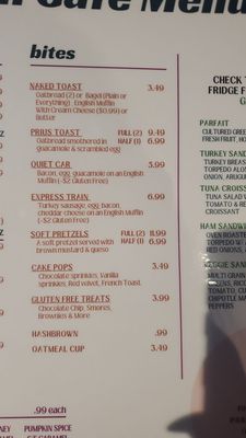 Menu photo 4 Off the Wall Cafe Park Ridge, IL