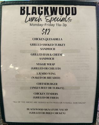 Menu photo 6 Blackwood Nashville, TN Menu photo 6 Blackwood Nashville, TN