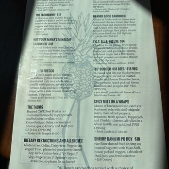 The Floridian - Lunch menu - Southern Near Me - Saint Augustine, Florida