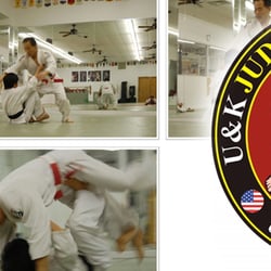 UnK Martial Arts Academy - Master Kang's son (8-years-old) Tomoe-Nage technique demo